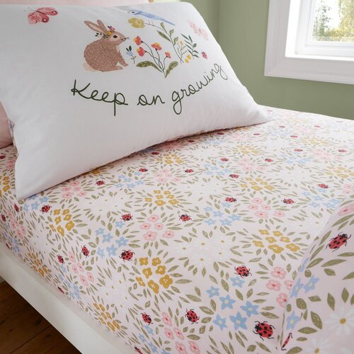 RHS Dječja plahta s gumom za krevet za jednu osobu 90x190 cm Garden Animals &amp;ndash; Slike