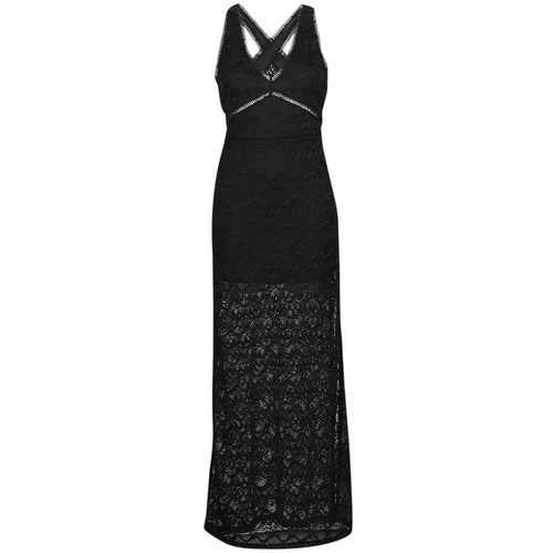 Guess SL LIZA LONG DRESS Crna