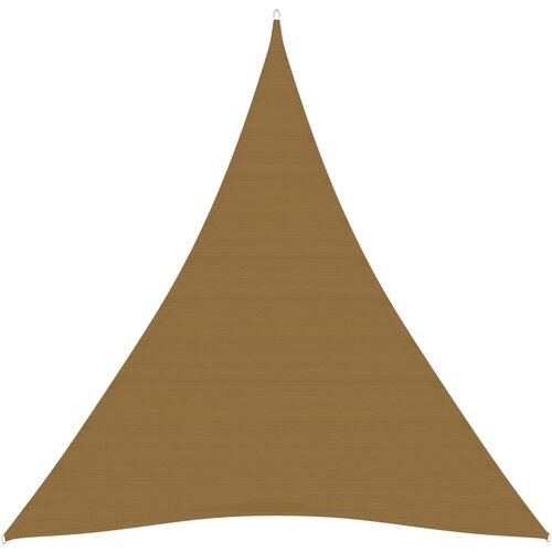 vidaXL Senčno jadro 160 g/m² taupe 5x6x6 m HDPE Cene