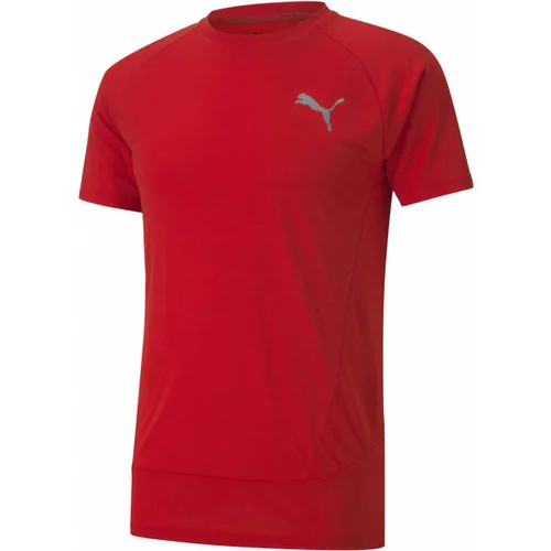 Puma EVOSTRIPE TEE Muška sportska majica, crvena, veličina