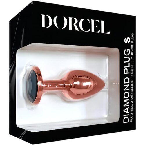 Dorcel Diamond Plug S - aluminijski analni dildo - mali (ružičasto zlato) Slike