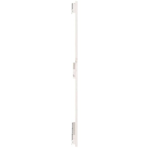  Zidno uzglavlje bijelo 140x3x90 cm od masivne borovine Slike