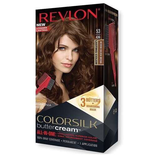 Revlon Butter Cream Colorsilk Permanent Hair Color - 53 Brun D Smeđa Cijene