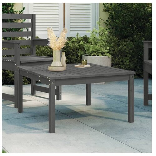  vrtni stol sivi 82 5 x 82 5 x 45 cm od masivne borovine Cijene