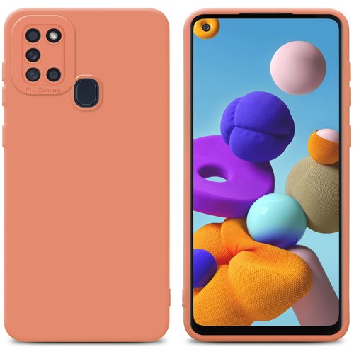  Ohi&scaron;je, združljiv s Samsungom v tekočini svetlo oranžni pokrov - za&scaron;čitni pokrov iz fleksibilnega silikona TPU, (20604067) Cene