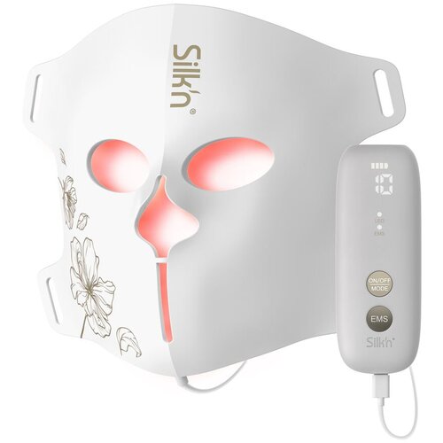 Silk&amp;#039;n LED&amp;amp;EMS maska za obraz proti gubam s tehnologijama LED in EMS 1 kos Slike