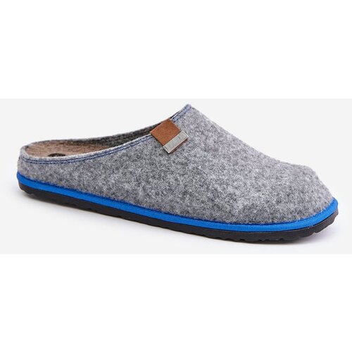 Kesi Men's Inblu Home Slippers Light Grey Slike