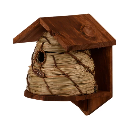  Drvena/od trske kućica za ptice Hive –