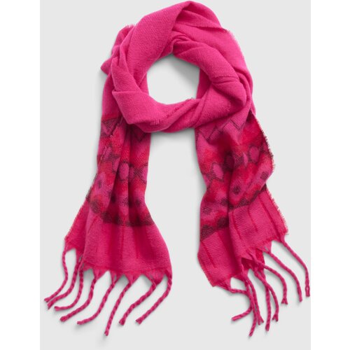 GAP Patterned Scarf with Fringe - Women Slike