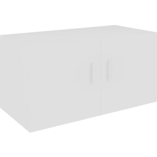Maison Chic Stenska omarica - Zidna omarica bela 80x39x40 cm inženirski les iu9, (22063679) Cene
