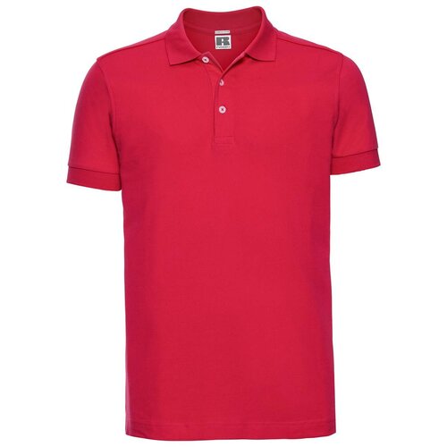 RUSSELL Men's T-shirt Stretch Polo R566M 95% smooth cotton ring-spun 5% Lycra 205g/210g Cene