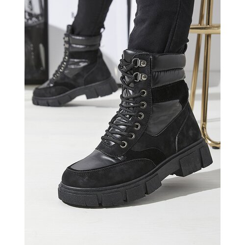 Resti Black women's insulated trapper boots Kasemi- Footwear Cene