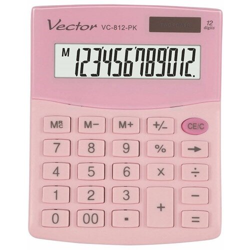 VECTOR CALCULATOR OFFICE KAV VC-812 PK PINK Slike