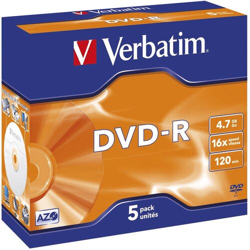  DVD-R 4,7/120 16X JC MAT SILVER VERBATIM 43519 Cene
