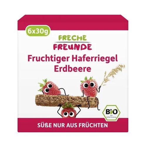 BIO ovsena sadna ploščica - jagoda, 6 x 30 g Cene