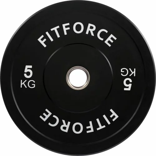 Fitforce PLRO 5 KG x 50 MM Disk za uteg, crna, veličina
