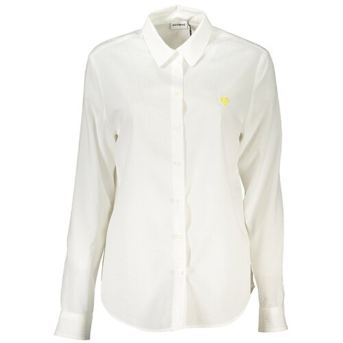 Desigual WOMEN&amp;amp;#39;S LONG SLEEVE SHIRT WHITE Slike