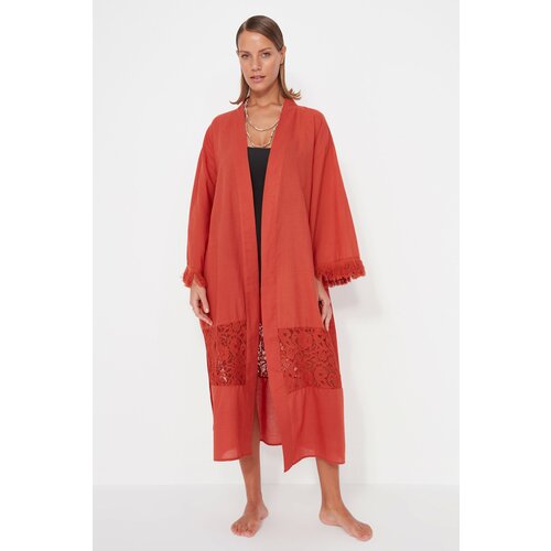 Trendyol Kimono & Caftan - Brown - Regular fit Slike