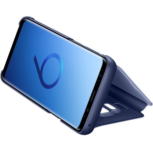 Samsung original torbica Clear View EF-ZG965CLE za Galaxy S9 plus modra Cene