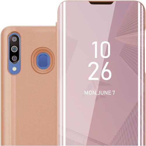 Cadorabo CARE, združljiv s Samsungom v Kunzit Pink - prozorno za za&amp;scaron;čito z ogledalom z zrcalo z funkcijo stojala 360 stopinj za&amp;scaron;čita, (20569985) Slike