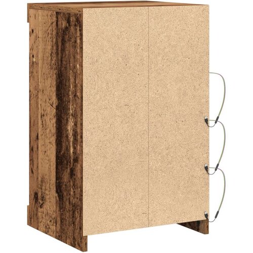  Stranska omarica z LED lučmi iz starega lesa 41x37x67 cm, (22094295) Slike
