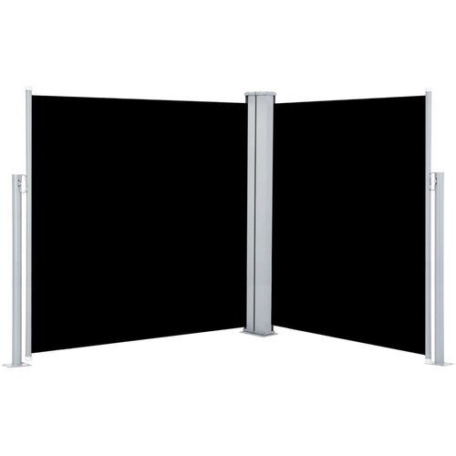 Maison Chic Zložljiva stranska tenda - Senčniki črna 140x600 cm, (22042276) Slike