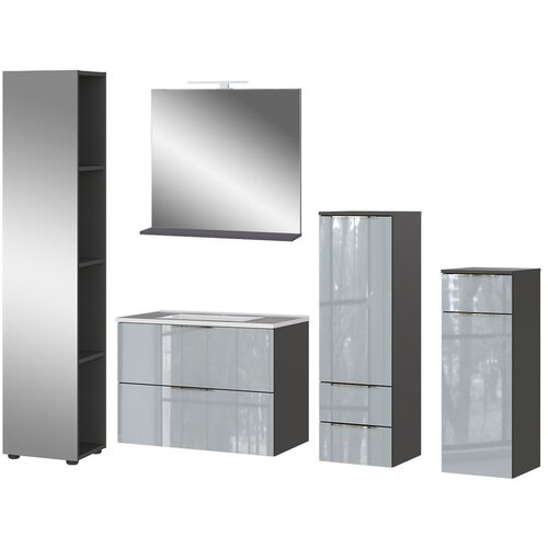 Germania Sivi kupaonski set Crandon 7827 - Cijene