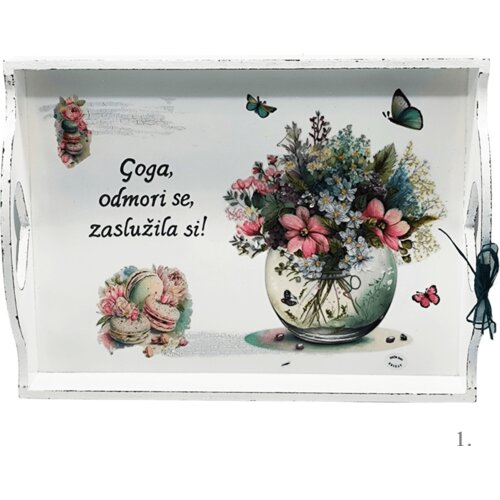  Personalizirani poslužavnici s porukom "Odmori se, zaslužila si!" &ndash; poklon za du&scaron;u i tijelo - 1. -16234 Cijene