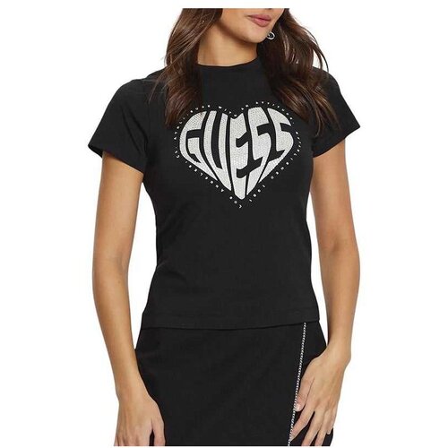 Guess ženska logo majica GV5RI08 J1314 JBLK Slike