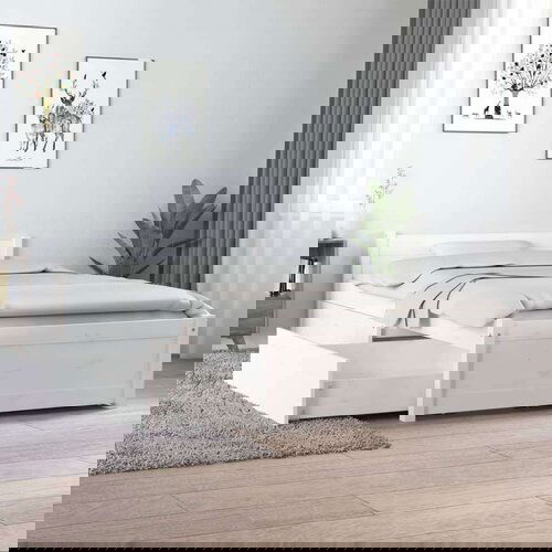  Za krevet s ladicama bijeli 90 x 190 cm 3FT jednokrevetni Cene