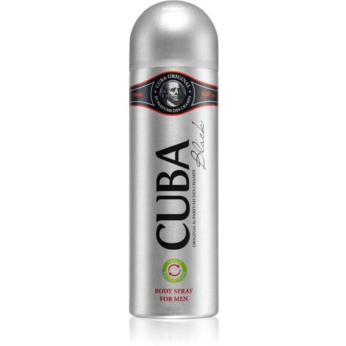 Cuba Black deodorant v spreju 200 ml za moške Cene