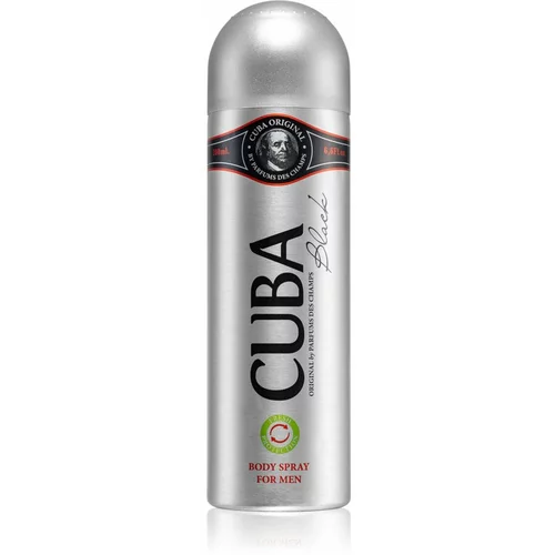 Cuba Black deodorant v spreju 200 ml za moške