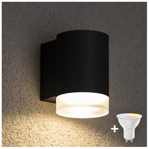  Brilagi - LED RGBW spolja&scaron;nje zidno svetlo MATERA 1xGU10/6W/230V crna IP54 Cene
