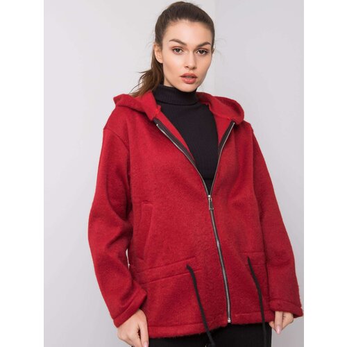 Italy Moda Coat-MI-PL-24512.00X-burgundy Cijene