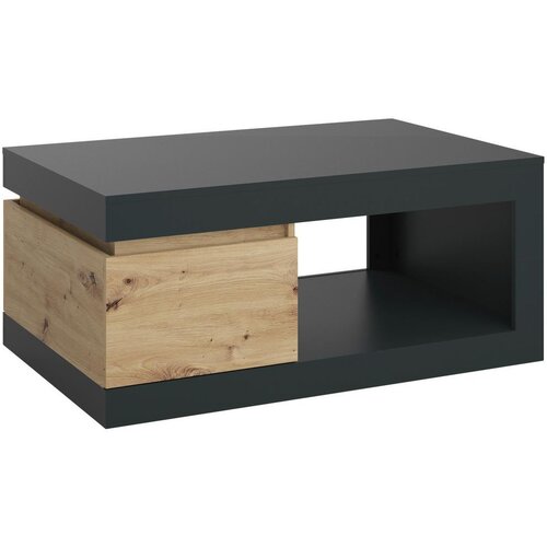 Modern Living Klubska Miza Luci, Antracit, Barva Hrasta Slike