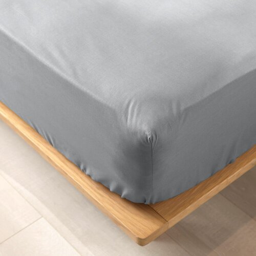 Douceur d intérieur Siva napenjalna rjuha iz organskega bombaža 90x190 cm Biolina – Cene
