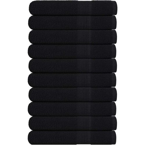  Brisače za savno 10 kos črna 80x200 cm 360 g/m&amp;sup2; 100% bombaž, (21822704) Slike
