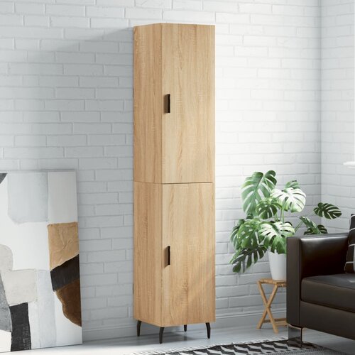 vidaXL Visoka komoda hrasta sonome 34 5x34x180cm od konstruiranog drva Cene
