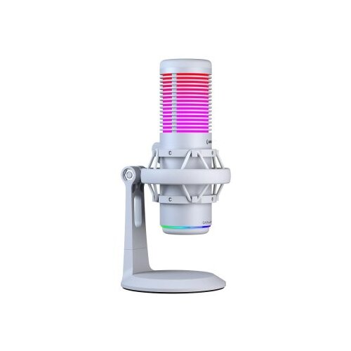 Rampage Mikrofon gaming BEMOL RGB White Microphone with Shock Mount and Pop Filter for Gaming, Streaming, Podcasts, 41148 Slike