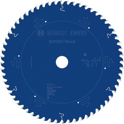 Bosch list testere za drvo expert 2608902242, 254 mm, 60T Cene