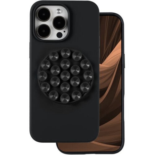 Onasi Octopus silikonski ovitek za iPhone 17 Air - mat liquid črn Cene