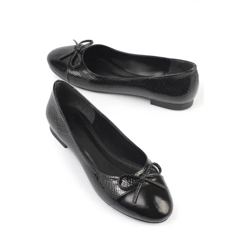 Capone Outfitters Round Toe Two-Piece Women's Ballerinas