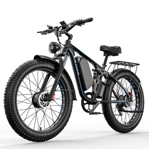 E.Bycoo Električno kolo E-BYCCO EB7PRO z dvojnim motorjem 2000 W AWD 52 V 23 AH 26" za odrasle, (21215162) Cene