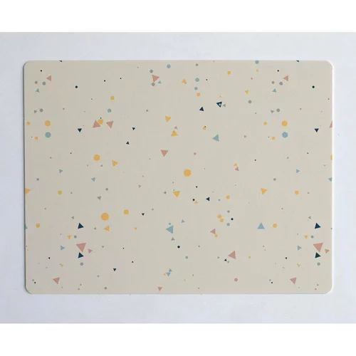 The Wild Hug Bež podloga za stol Tiny Geometry, 55 x 35 cm