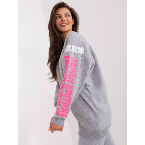Lily Rose Sweatshirt-EM-BL-HS-21-543.72P-grey Cijene