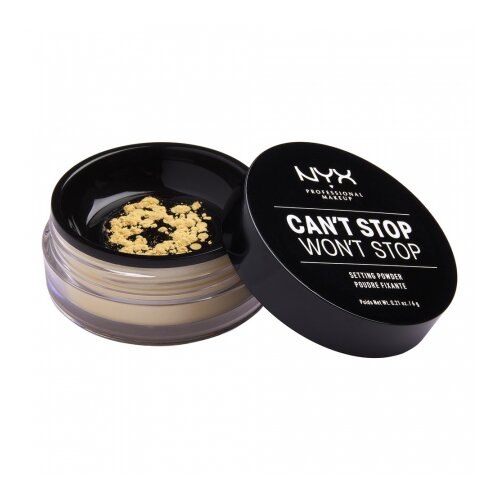 NYX Professional Makeup puder v prahu - Can't Stop Won't Stop Setting Powder - Banana (CSWSSP06) Cene