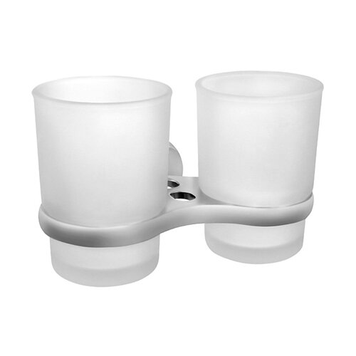 Minotti Dupli držač ča&amp;scaron;e 50752 srebrni Slike