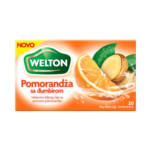 Welton čaj pomorandža đumbir 44g Cene
