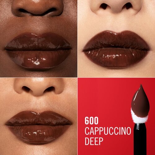 Rimmel London Thrill Seeker Lip Latex tekući ruž za usne nijansa 600 Cappuccino Deep 6 ml Slike