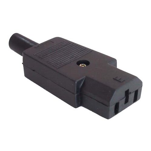 Cabletech Vtikač za na kabel 3 PIN 250V/10A IEC320-C13 ženski, (20773221) Slike